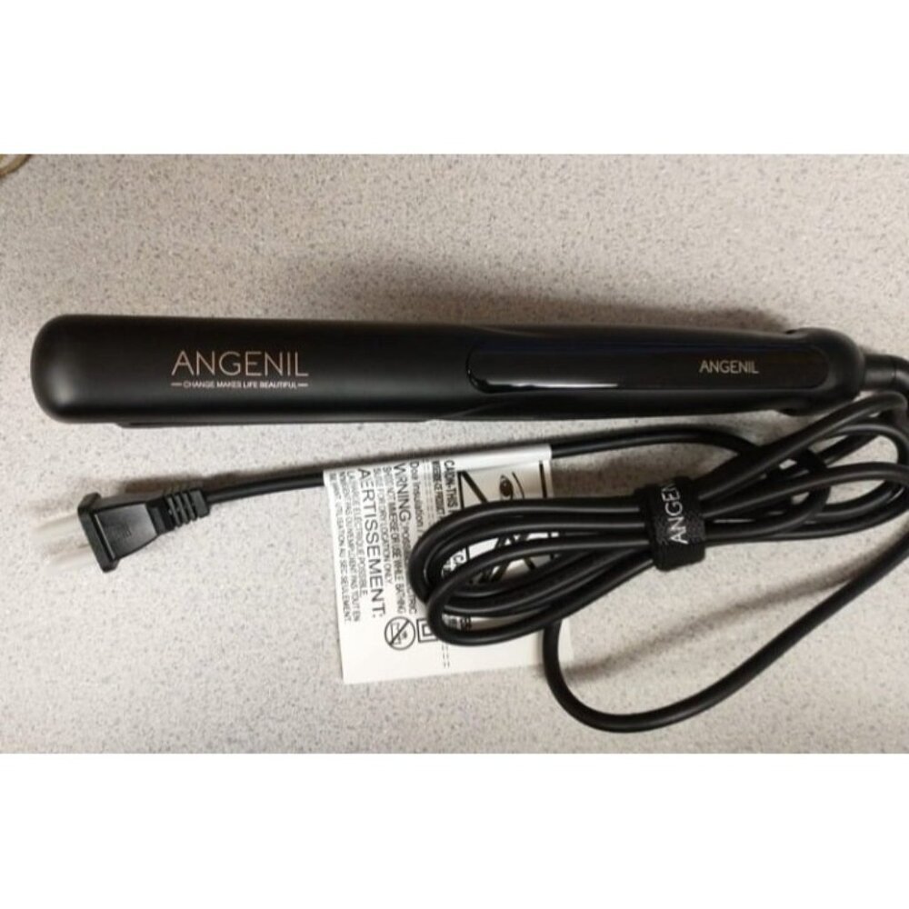 New Ceramic Flat Iron Hair Straightener and Curler 2 in 1, Dual Voltage